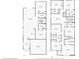 Detailed floor plan showcasing the layout of the home's rooms and dimensions on both floors at 7541 Marker Ave, Kissimmee, FL 34747