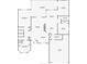 Detailed floor plan showcasing the layout of the house with dimensions for each room and closet at 759 Largo Pass, Poinciana, FL 34759