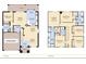 Detailed floor plan of the home's layout showing multiple bedrooms, living spaces, and bathrooms at 7751 Tosteth St, Kissimmee, FL 34747