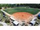 Aerial view of a baseball field, a perfect outdoor activity at 777 Glendora Road, Poinciana, FL 34759