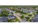 Neighborhood aerial view featuring tree-lined streets and well-maintained homes in a suburban community at 14167 Bradbury Rd, Orlando, FL 32828