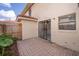 Patio with pavers and a view of the tiled roof and garden at 1614 Shady Ridge Ct # 252, Orlando, FL 32807