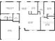 Detailed floor plan illustrating the layout of the home, including room dimensions and features at 2493 Pine Chase Cir, St Cloud, FL 34769