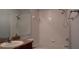 Functional bathroom featuring a bathtub/shower combo and vanity at 2750 Eagle Lake Dr, Clermont, FL 34711