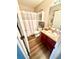 Traditional bathroom with a white shower curtain, vanity, and linen closet at 3 Sunrise Dr, Ocala, FL 34472