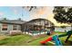A fully screened pool and surrounding lounge area provide a great place to relax and unwind at 3901 Ballinore Pl, Gotha, FL 34734