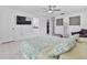 Spacious primary bedroom with tile floors and closet access at 4407 Lake Trudy Dr, St Cloud, FL 34769