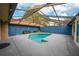 A covered pool area with plenty of room for relaxing and entertaining guests at 5015 Nassau Cir # 4, Orlando, FL 32808
