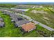 Panoramic aerial view of a sprawling residential community with multiple lakes, lush greenery, and well-spaced homes at 605 San Augusto Dr, Kissimmee, FL 34759