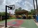 Outdoor basketball court and covered picnic pavilion, offering diverse recreational activities at 7601 Canada Ave, Orlando, FL 32819
