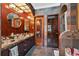 Bathroom featuring a sink and vanity with a dark wood design at 2225 Maryday Ct, Orlando, FL 32812
