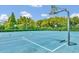 Community basketball court with multiple hoops and well-maintained blue playing surface, surrounded by trees at 3162 Rodrick Cir, Orlando, FL 32824