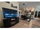 Open concept floor plan with sight lines into the kitchen and dining area at 3162 Rodrick Cir, Orlando, FL 32824