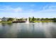 The pond features a fountain, docks and recreational areas nearby at 4014 Santa Maria Dr # 101, Kissimmee, FL 34741