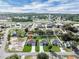 Aerial view of the property, neighborhood, and nearby lake at 4613 Madison Ave, Lake Wales, FL 33859