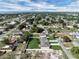 Aerial view of several single-Gathering homes, showcasing a well-maintained community layout at 4613 Madison Ave, Lake Wales, FL 33859