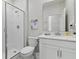 Clean bathroom with a modern shower, toilet, and vanity at 783 Ocean Course Ave, Davenport, FL 33896