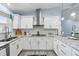 Updated kitchen featuring bright cabinetry and stone countertops at 911 Mendoza Ln, Kissimmee, FL 34758