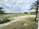 Scenic golf course view showcasing lush greens and cart path under a cloudy sky at 1592 Heritage Crossing Ct # 202, Reunion, FL 34747