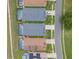 Aerial view of properties showing pools and their backyards at 2685 Oneida Loop, Kissimmee, FL 34747