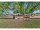 Outdoor playground with slides, climbing structure, benches, and surrounded by mature trees for shaded play at 2685 Oneida Loop, Kissimmee, FL 34747