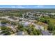 An aerial view of the property highlights its location within a scenic community near a tranquil lake at 307 Balmoral Ct, Davenport, FL 33896