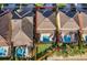 An aerial view of a beautiful home with a private pool and well-maintained backyard at 321 Lasso Dr, Kissimmee, FL 34747