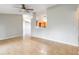 Spacious living room with tile flooring and open layout to the kitchen at 4215 Red Bird Ave, St Cloud, FL 34772