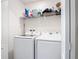 Laundry room with full-size Samsung washer and dryer at 4850 Coral Castle Dr, Kissimmee, FL 34746