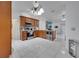 Well-appointed kitchen boasts custom cabinets, stainless steel appliances, and a built-in wine cooler at 640 Floridian Dr, Kissimmee, FL 34758
