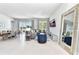 Stylish living room features modern decor, comfortable seating, and an entertainment area with plenty of light at 7770 Sandy Ridge Dr # 142, Kissimmee, FL 34747