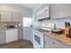 Bright kitchen with stainless steel appliances and granite countertops at 8121 Fan Palm Way, Kissimmee, FL 34747