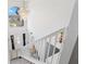 Elegant foyer showcasing a chandelier, staircase, and a front door, creating a grand entrance at 1526 Ferendina Dr, Deltona, FL 32725
