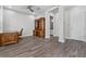 Office/study room with built-in desk and cabinets, ceiling fan, and an open floorplan at 1379 Kiawah St, Celebration, FL 34747
