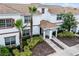 Aerial view of a charming townhome showcasing its well-manicured landscaping at 1578 Slice Way, Davenport, FL 33896