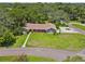 Beautiful home surrounded by mature trees in a tranquil neighborhood setting with a circular driveway at 16 Pine Forest Dr, Haines City, FL 33844