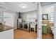 Laundry room with washer, dryer, sink, and convenient access to the powder room creates an efficient space at 16 Pine Forest Dr, Haines City, FL 33844