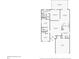 Detailed floor plan showcasing the layout of the home's first floor at 3038 Elbib, St Cloud, FL 34769