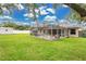 Expansive backyard with screened-in lanai provides a private oasis for relaxation and gatherings at 3261 Sawgrass Creek Cir, St Cloud, FL 34772
