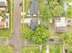 Aerial shot of the neighborhood, showcasing the layout, streets, and surroundings at 3804 Anthony Ln, Orlando, FL 32822