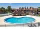 Community pool featuring pool-side covered patio at 5144 Picadilly Circus Ct # 2, Orlando, FL 32839
