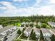 Neighborhood shot showcasing well-maintained homes with mature trees and a clear blue sky at 6834 Habitat Dr, Harmony, FL 34773