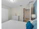 Cozy bedroom featuring a plush bed, and a closet for ample storage at 8947 Stinger Dr, Davenport, FL 33896