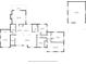 This floor plan showcases the layout and dimensions of the home's interior spaces at 1800 Banyan St, Orange City, FL 32763