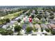 Captures a lovely home with a screened-in pool amidst a tranquil neighborhood setting near a golf course at 2649 Hemingway Ave, Haines City, FL 33844