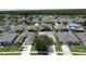 Expansive aerial view of a residential neighborhood with well-maintained homes and lush landscaping at 2924 White Cedar Cir, Kissimmee, FL 34741