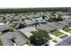 Wide aerial perspective of a home, showcasing its setting within a sprawling residential community at 2924 White Cedar Cir, Kissimmee, FL 34741