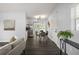 Open-concept area featuring dining room and kitchen, showing modern design and bright light at 410 Kentia Rd, Casselberry, FL 32707
