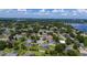Aerial view of homes and trees in the Lake Marian community at 415 Smiley Ct, Winter Haven, FL 33884