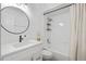Stylish bathroom with white vanity, modern fixtures, and a clean, contemporary design at 4768 Tangerine Ave # 4768, Winter Park, FL 32792